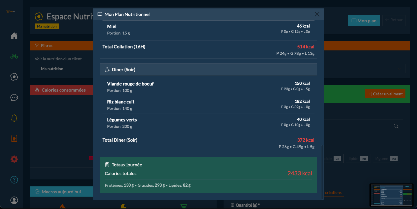 Suivi Nutrition Sportif 4